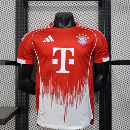 2025/2026 Player Version Bayern Munich Home Football Shirt 1:1 Thai Quality