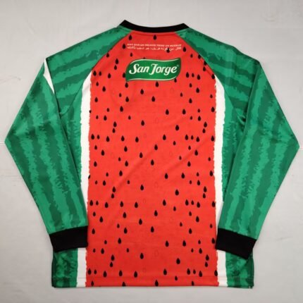 2025/2026 Long Sleeve Palestine Third Away Football Shirt 1:1 Thai Quality