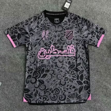 2025/2026 Palestine Training clothes Black Football Shirt 1:1 Thai Quality