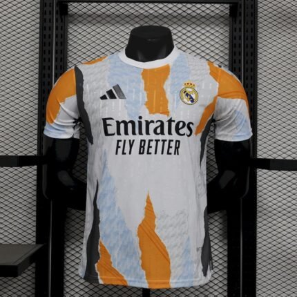 2025/2026 Player Version Real Madrid Pre-match training uniforms Football Jersey 1:1 Thai quality