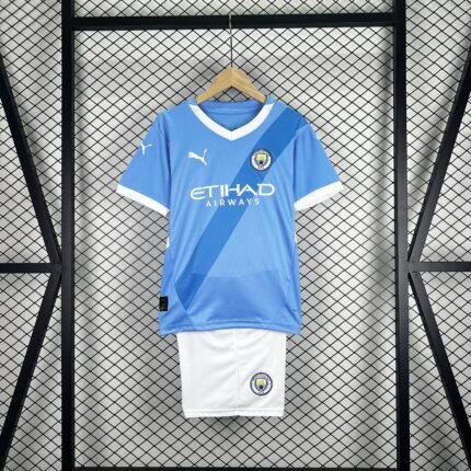 2025/2026 Manchester City Home Football Jersey 1:1 Thai quality Kids Size