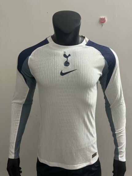 2025/2026 Long Sleeve Tottenham Home Player Version Football Shirt 1:1 Thai Quality