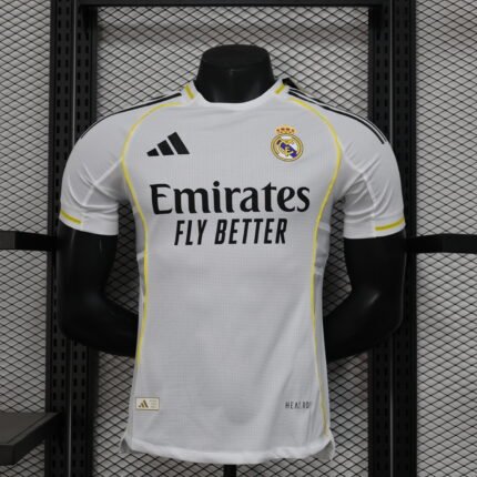 2025/2026 Player Version Real Madrid Home Football Jersey 1:1 Thai quality