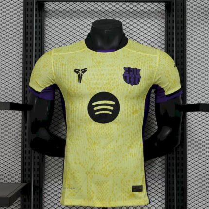 2025/2026 Player Version Barcelona  Away Mamba Series Kobe Bryant Joint Edition Football Jersey 1:1 Thai quality