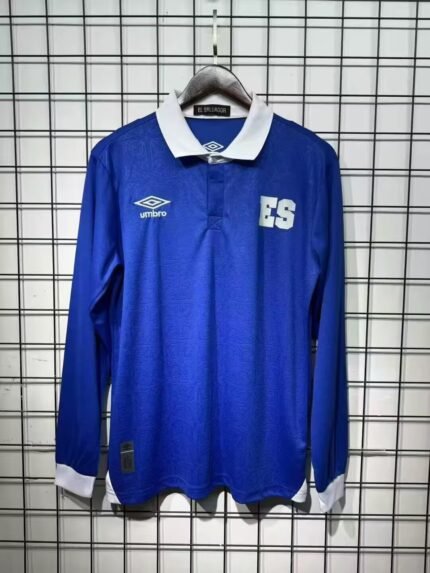 2025/2026 Long Sleeve El Salvador Home Football Jersey 1:1 Thai Quality