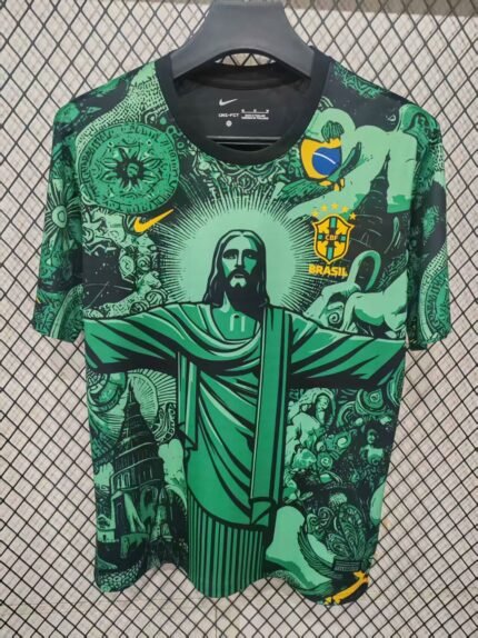 2025/2026 Brazil Jesus Fruit green Football Shirt 1:1 Thai Quality