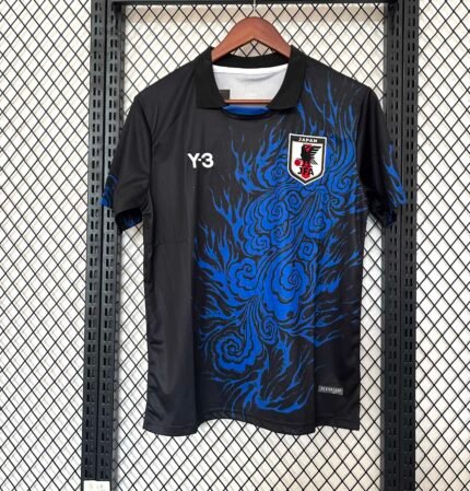 2025/2026 Japan Y-3 Special Edition Black and blue Football Jersey 1:1 Thai Quality