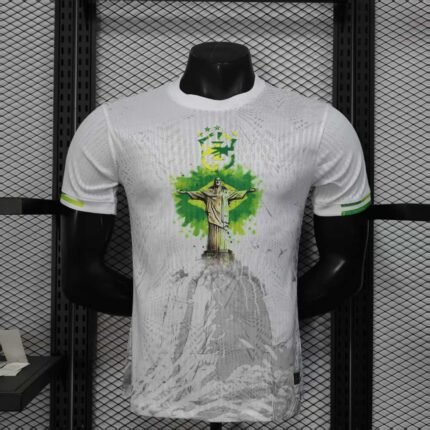 2025/2026 Player Version Brazil Jesus Special Edition white Football Jersey 1:1 Thai Quality